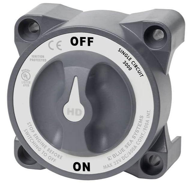 Bluesea 600A Battery Switch**
