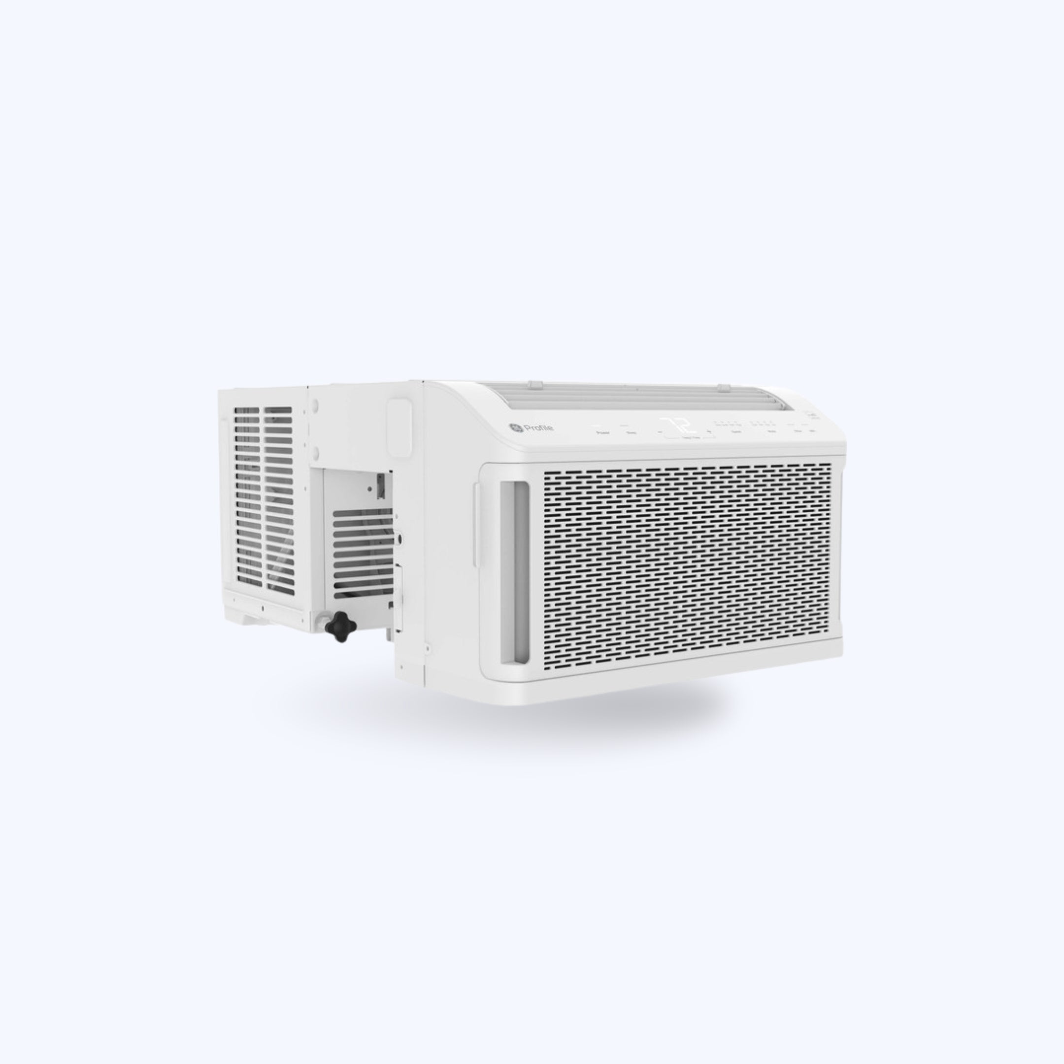 GE Profile ClearView Ultra Quiet 10,000 BTU 115V Window Air Conditioner Cools 450 Sq. Ft. with Easy Install in White**