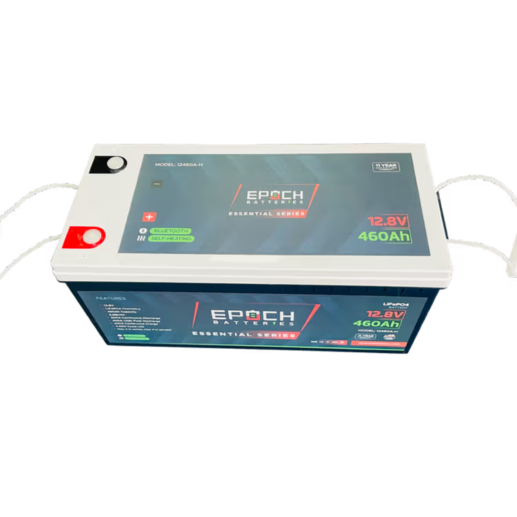 Epoch Essential Series 12V 460Ah (5.89kWh) - Bluetooth & Heated LiFePO4 Battery