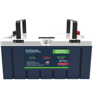 Epoch Pro Series 12V 300Ah (3.84kWh) - LiFePO4 Cranking & Deep Cycle Lithium Battery (Dual Purpose)