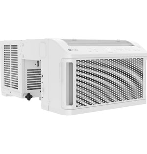 GE Profile ClearView Ultra Quiet 10,000 BTU 115V Window Air Conditioner Cools 450 Sq. Ft. with Easy Install in White**